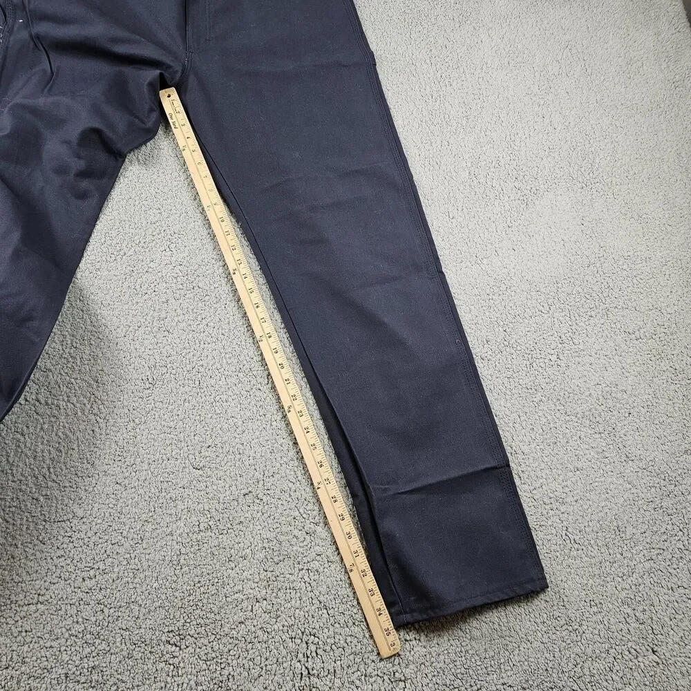 Bulwark FR Pants Mens 36x35* Blue Canvas Carpenter Utility Fire Resistant Welder